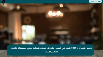 «سر رهيب» + 9999 شدة في خمس دقائق شحن شدات ببجي بسهولة وأمان هتغير لعبك